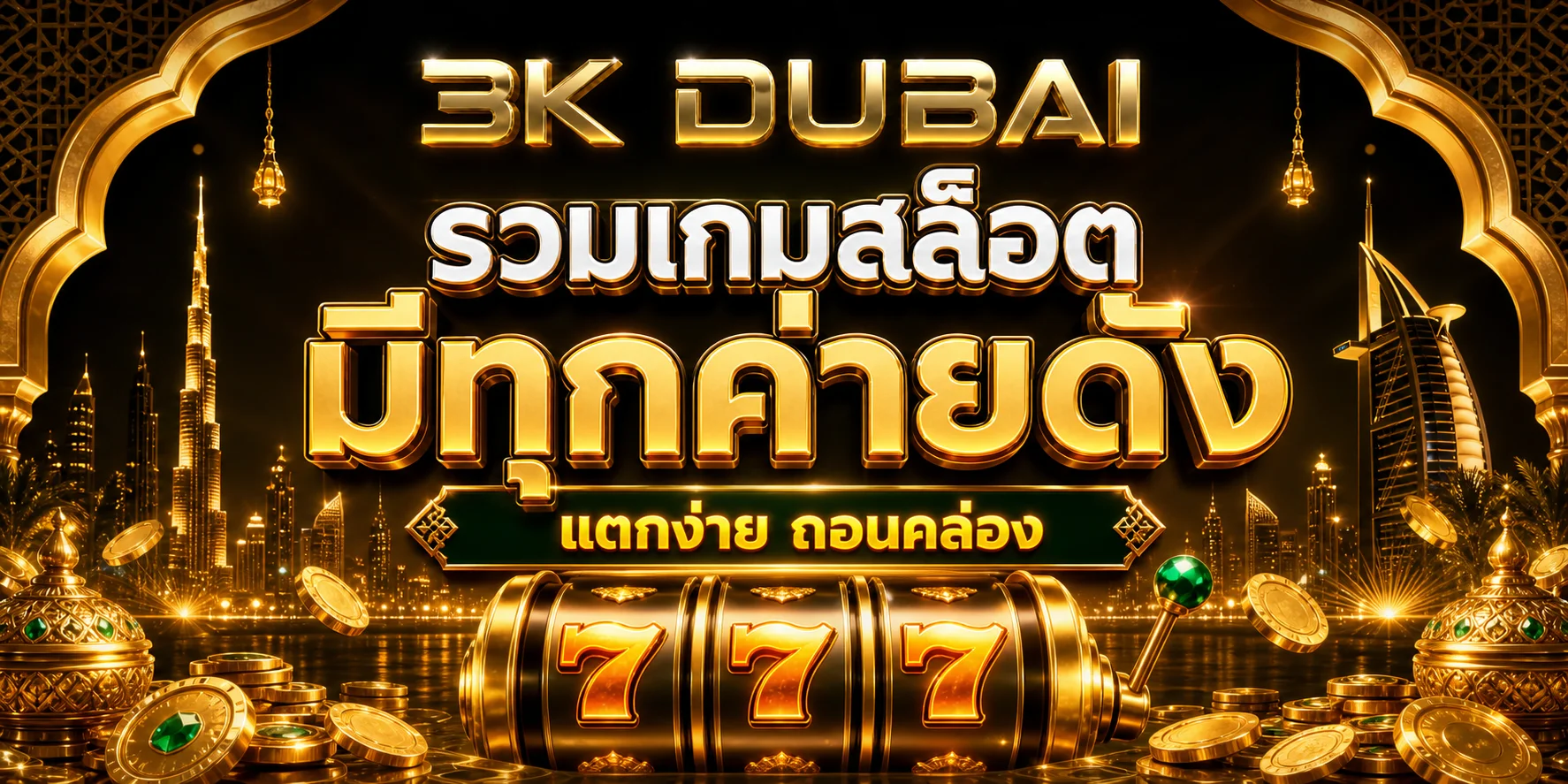 รวมเกมสล็อต 3K Dubai จากค่ายยอดนิยม